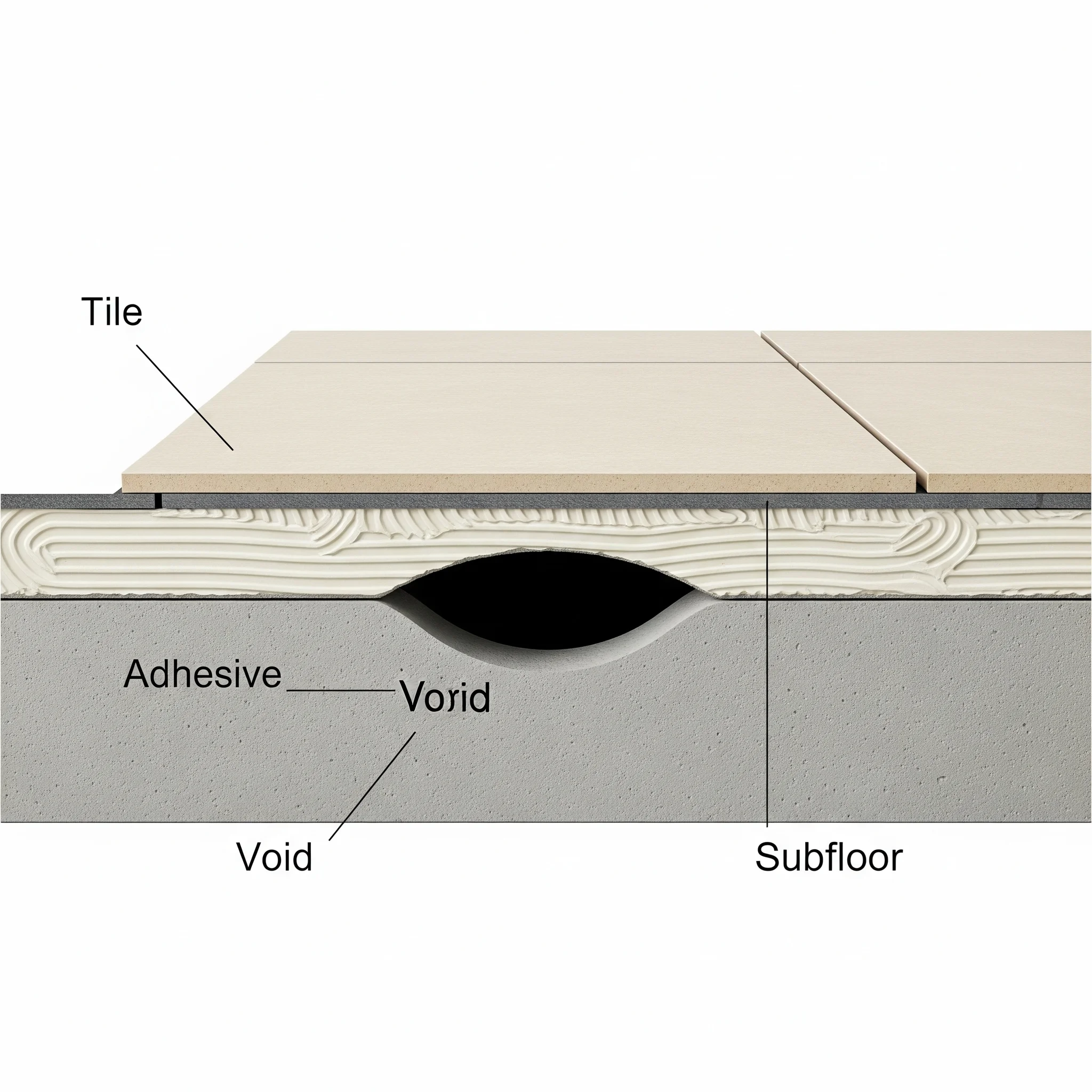 Why is My Floor Tile Making Hollow Sound When Walking Over It 