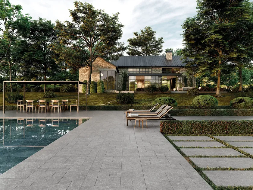 Outdoor Space with 20mm pavers