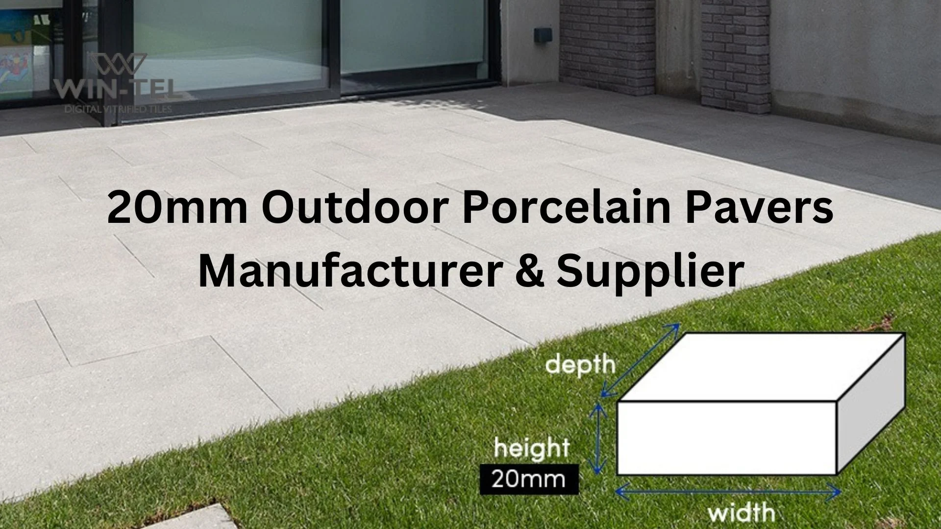 20mm Outdoor Porcelain Pavers Manufacturer & Supplier