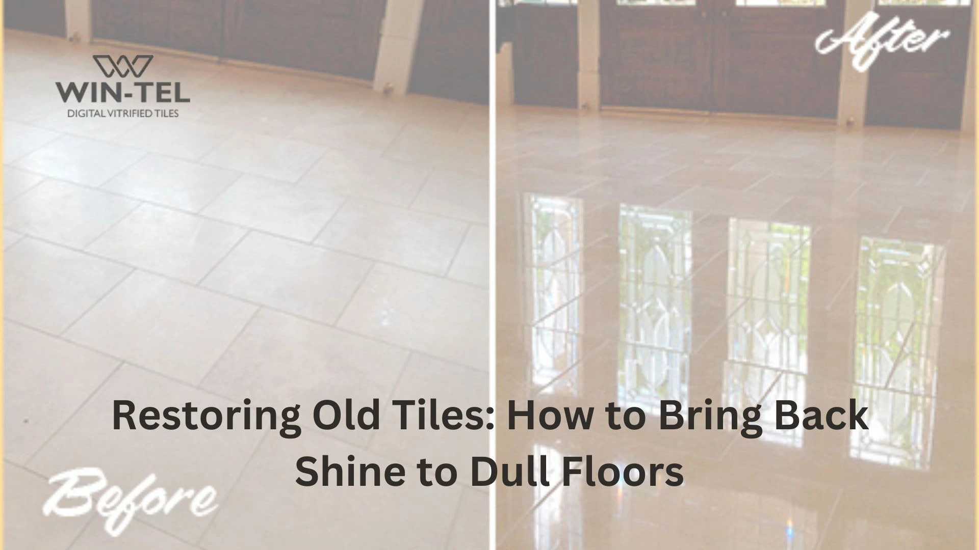 Restoring Old Tiles: How to Bring Back Shine to Dull Floors