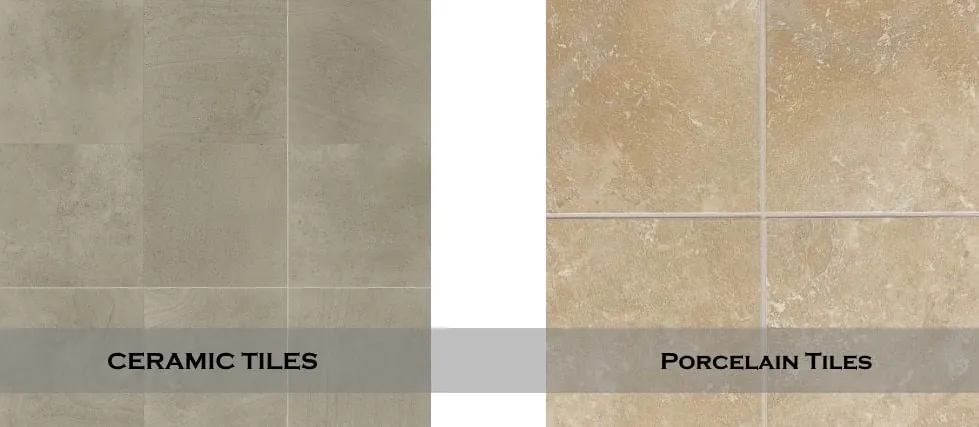 Difference Between Porcelain Tiles Vs Ceramic Tile